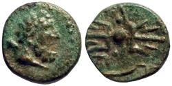 Ancient Coins - Pisidia, Selge AE13 Herakles & club / Thunderbolt & bow