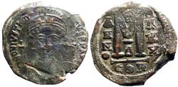 Ancient Coins - Justinian I AE30 Follis. Constantinople year 30