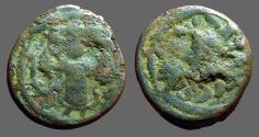 Ancient Coins - Arab-Byzantine, AE17 Fals. Emesa mint.