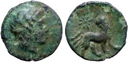 Ancient Coins - Ionia, Miletos AE12 Apollo / Lion & star