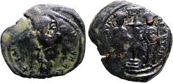 Ancient Coins - Constantine X and Eudocia AE30 Follis