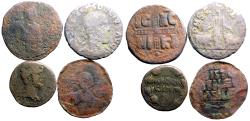 Ancient Coins - 2 Roman Provincial and 2 Byzantine AE coin