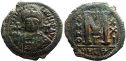 Ancient Coins - Justinian I AE36 Follis Antioch