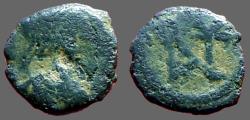 Ancient Coins - Anastasius I AE4 Nummus.  Monogram