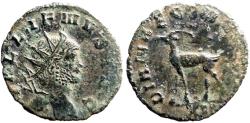 Ancient Coins - Gallienus AE20 Antoninianus.   Antelope