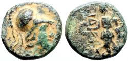 Ancient Coins - Pamphylia, Side AE12 Athena / Nike