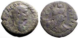 Ancient Coins - Domitian AE24 Diobol. Isis. Alexandria, Egypt