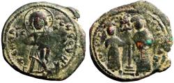 Ancient Coins - Constantine X and Eudocia AE28 Follis