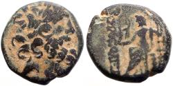 Ancient Coins - Seleucis and Pieria. Antioch AE19 Zeus / Zeus enthroned