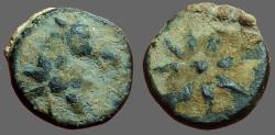 Ancient Coins - Pontos AE11  Head of horse right, w. star / Comet w. 8 point tail   