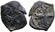 Ancient Coins - Empire of Nicaea. Anonymous AE18x15 Tetarteron. Magnesia