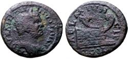 Ancient Coins - Caracalla AE17 Thrace, Coela. Galley prow