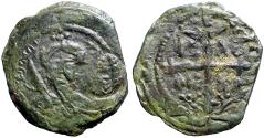 Ancient Coins - Principality of Antioch. Tancred. Regent AE22 Follis. Cross