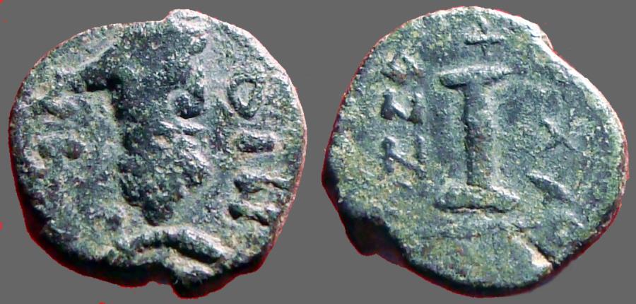 Ancient Coins - Imitative AE14 Decanummium.