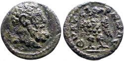 Ancient Coins - Lydia, Thyateira. Pseudo-autonomous AE15 Hercules / Eagle