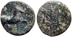 Ancient Coins - Caria, Mylasa AE12 Horse / Trident