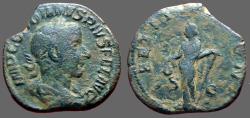 Ancient Coins - Gordian III AE Sestertius LAETITIA