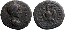 Ancient Coins - Gordian III AE18 Phrygia. Bruzos. Eagle