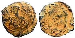 Ancient Coins - Principality of Antioch. Tancred. Regent AE20 Follis. Cross.