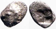 Ancient Coins - Ionia, Phokaia AR4x6 hemitetartemorion. Athena / incuse square