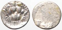 Ancient Coins - Caria. Carian Satraps, Hekatomnos AR7 Hemiobol