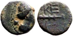 Ancient Coins - Pisidia, Keraitai AE12 Artemis / Club