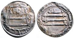 Ancient Coins - Abbasid. Madinat al-Salam mint. Al Amin.  AR22 Dirham