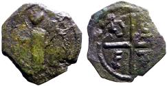 Ancient Coins - Crusaders, Antioch. Tancred AE20 Follis. St. Peter