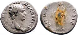 Ancient Coins - Trajan AR22 didrachm. Cappadocia, Caesarea. Tyche