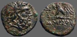 Ancient Coins - Amisos, Pontos. AE20 Zeus / Eagle on thunderbolt