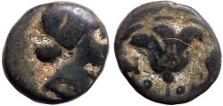 Ancient Coins - Islands off Caria, Rhodes AE10 Nymph Rhodos / Rose