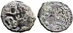 Ancient Coins - Anatolia & al-Jazira, Saltuquids. Nasir al-Din Muhammad.AE22 Fals