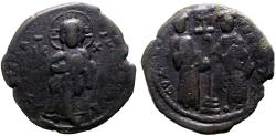 Ancient Coins - Constantine X and Eudocia AE27 Follis