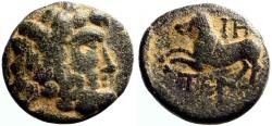 Ancient Coins - Pisidia, Termessus Maior AE16 Zeus / Horse galloping.