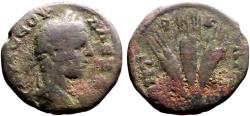 Ancient Coins - Severus Alexander AE19 Cappadocia, Caesarea.  Grain ears tied