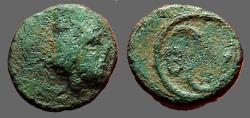 Ancient Coins - Troas, Birytis AE10 Kabeiros w. pileus / Triskeles