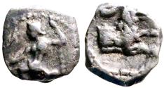 Lycaonia, Laranda AR9 Obol. Ba'al / Wolf | Greek Coins