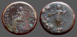 Ancient Coins - Antioch Syria AE18 Autonomous Issue under Roman Rule