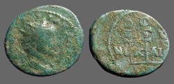 Ancient Coins - Severus Alexander AE20, Nicaea, Military Standards
