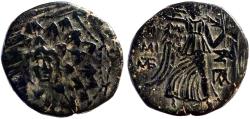 Ancient Coins - Pontos, Amisos AE21 Aegis with facing head of Gorgon at center