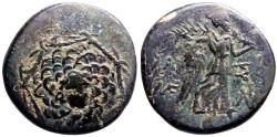 Ancient Coins - Pontos, Amisos AE20 Aegis with facing head of Gorgon at center