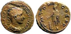 Ancient Coins - Gordian III AR21 gilt silver Antoninianus