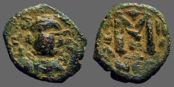 Ancient Coins - Constans II AE follis, restruck on earlier flan, SB#1004  