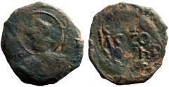 Ancient Coins - Crusader States, Principality of Antioch. Tancred. Regent AE20 Follis