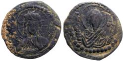 Ancient Coins - Anonymous AE26 Follis.  Class G attributed to  Romanus IV