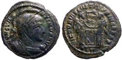Ancient Coins - Constantine I AE18 Victories inscribing shield