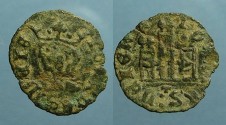 World Coins - Castilia and Leon, Alfonso XI. "el Justiciero", billon denaro