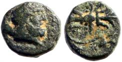 Ancient Coins - Pisidia, Selge AE13 Herakles & club / Thunderbolt & bow
