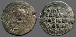 Ancient Coins - Basil II & Constantine VIII AE30 Follis  Class A3