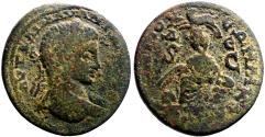 Ancient Coins - Elagabalus AE31 Seleucis and Pieria. Antioch. Tyche of Antioch